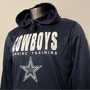 New Era Dallas Cowboys Mens Combine Training Pullover Hoodie L Navy